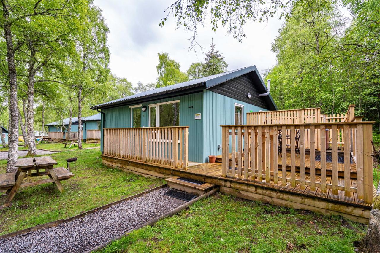 Bracken Lodge 7 With Hot Tub Belladrum المظهر الخارجي الصورة